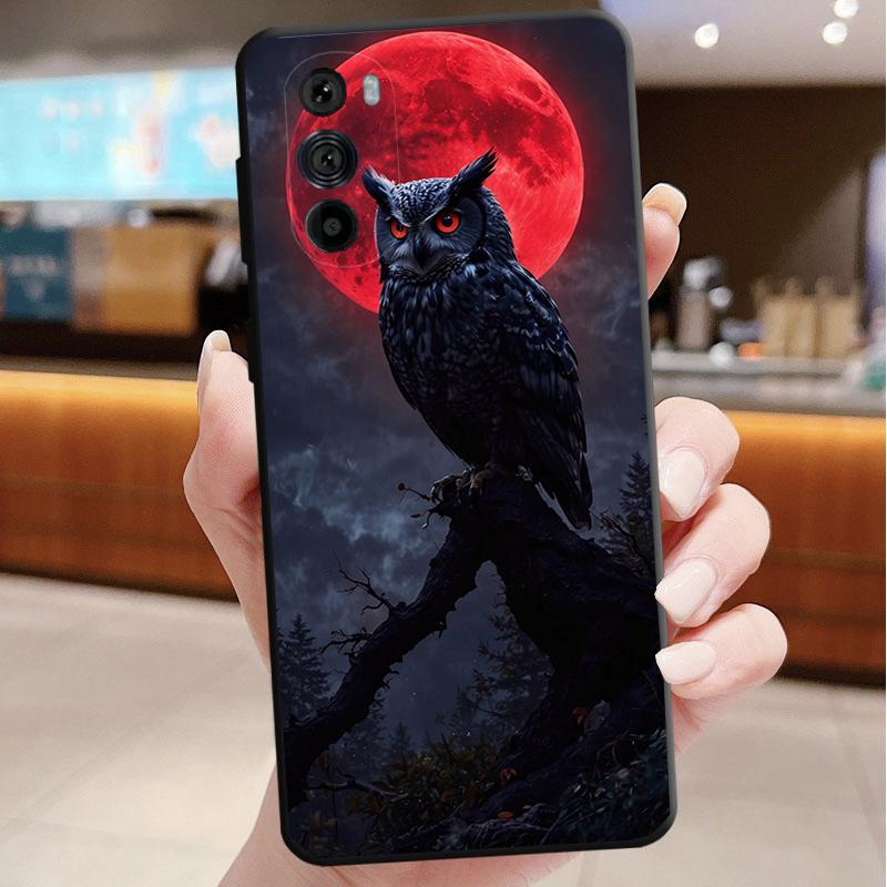 Phone Case For Motorola Edge 50 40 Pro 60 50 40 30 Ultra Neo Fusion Moto G Play G Stylus G Power G Owls Animal