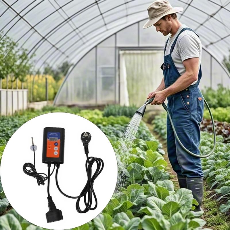 European Voltage 230V Plant Growth Controller 1000W Adjustable Thermostat Suitable For Greenhouse And Home Brewing Needs