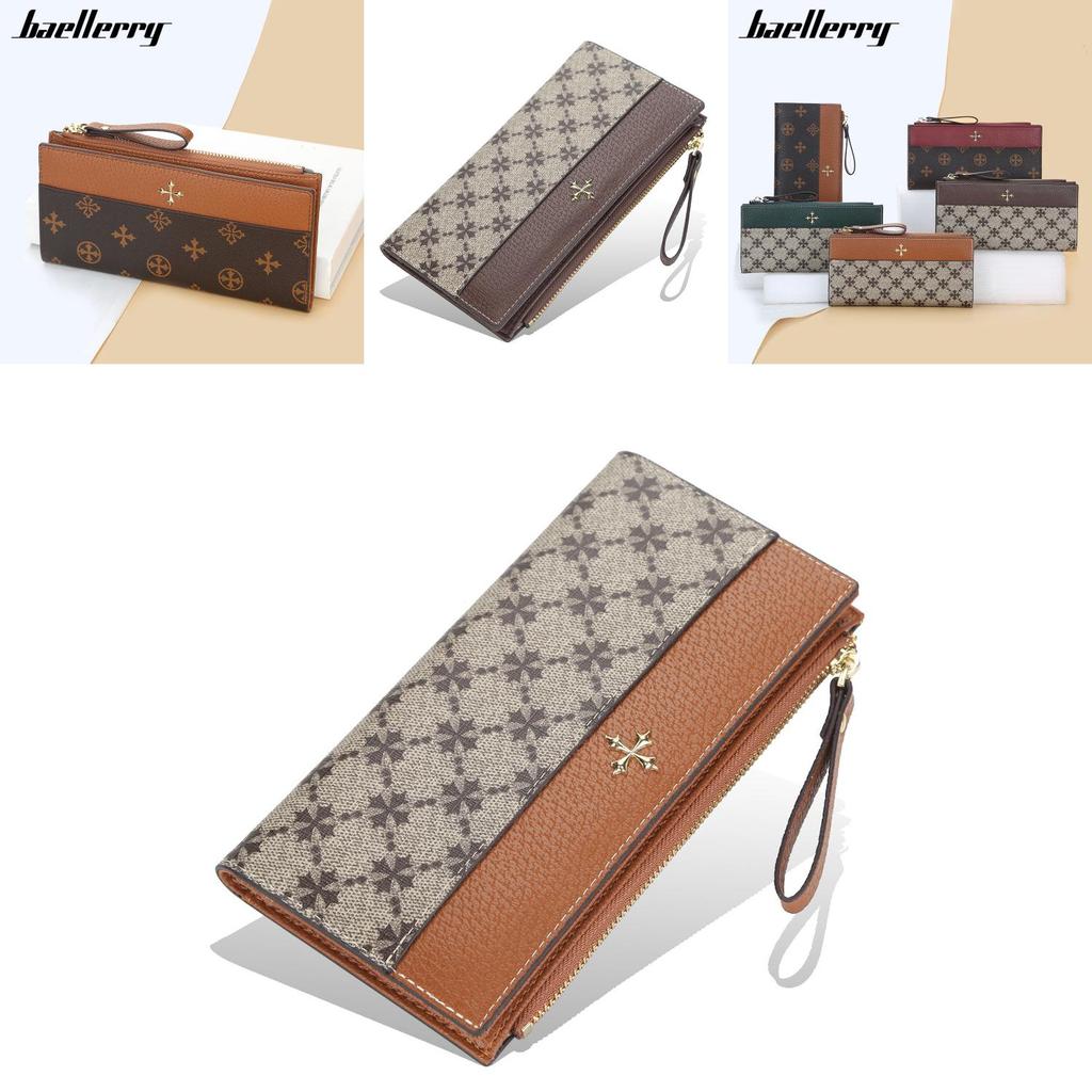 Pu Leather Vintage Wallet For Women With Multiple Card Slots And Zipper Closure For Daily Use
