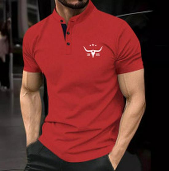 Herr sommar 2024 sportpolotröja med ficka med dragkedja
