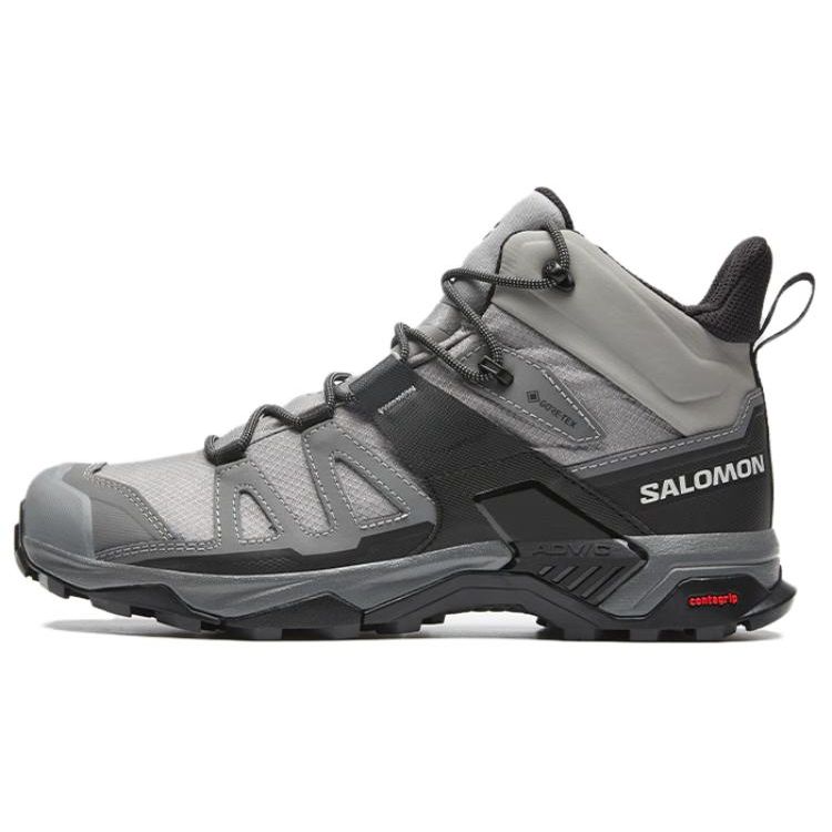 

SALOMON X Ultra 4 Легкие Нескользящие Амортизирующие Прочные Высокие Функциональные Ботинки для Активного Отдыха Мужские Ботинки Серый Черный 474542 40⅔
