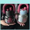 Adorable Cartoon Double Drinking Portable Water Bottle With Large Capacity And Cute Design For Girls
