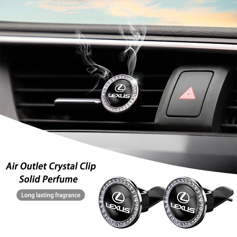 Lexus Car Freshener Solid Perfume Air Conditioner Vent Clip For IS250 RX350 LX570 LX600 LX470 GX470 RX330 NX300 Ct200h ES300h NX AEI1