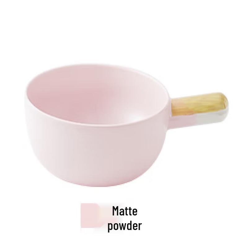 ZISIZ 10.5-inch Matte Pink Melamine Boat Serving Dish (Set of 2)