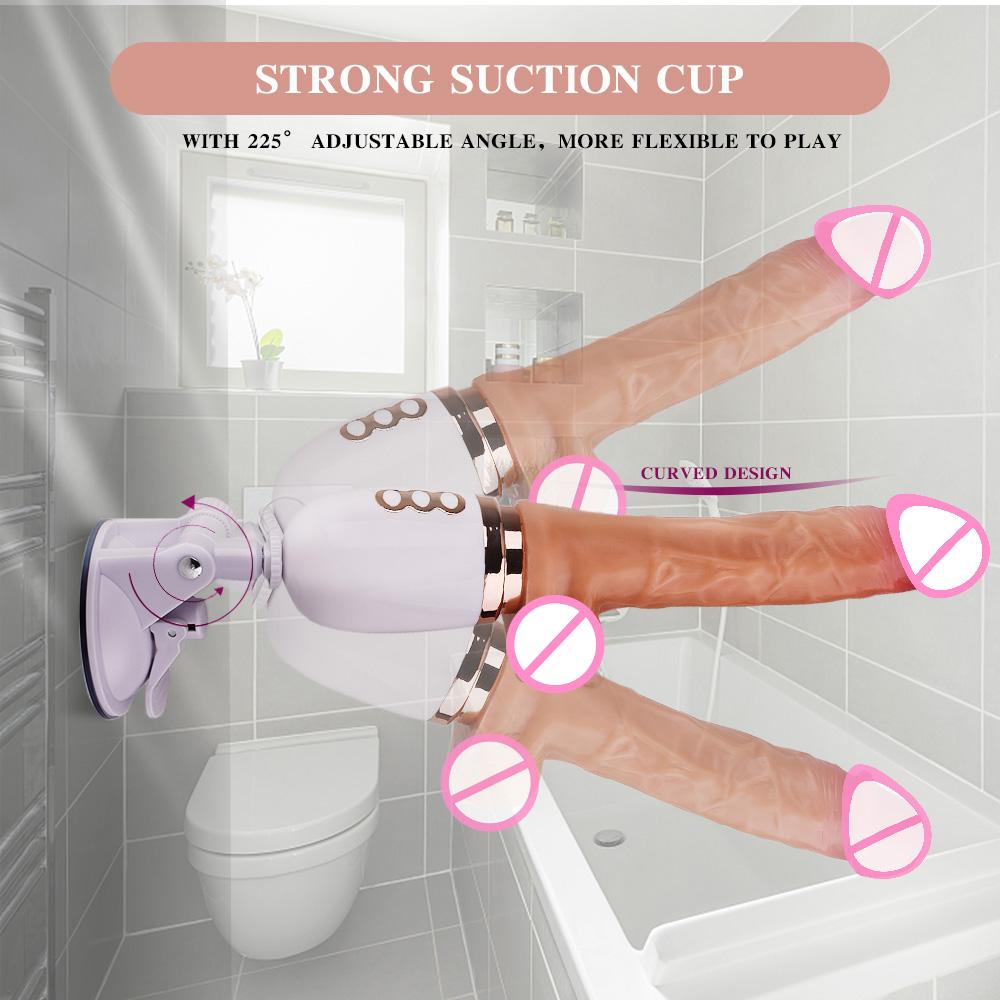 Automatic Plug Gun Machine Electric Dildo Simulation Telescopic Vibrator Female Masturbator Adult Sexmachine Sex Toy For Women