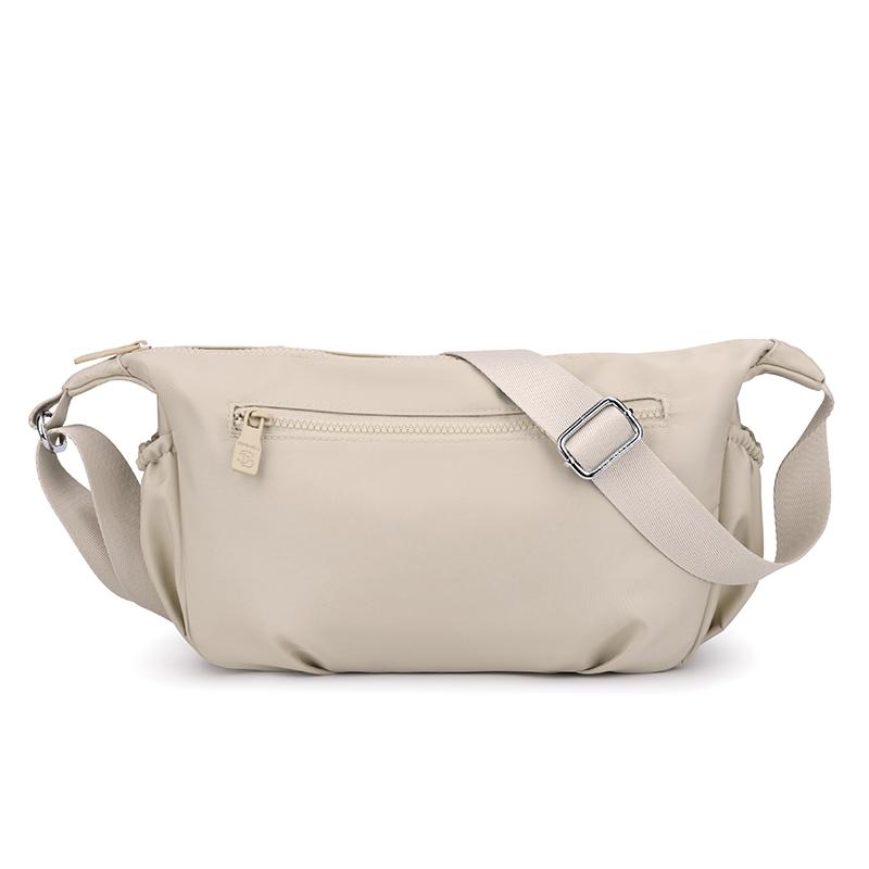 Water-Resistant Nylon Handbag Women's Lightweight Multi-Compartment Large Capacity Shoulder Bag