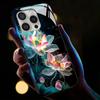 For iPhone 16 Pro Case Call Flash Series Pattern Printing Tempered Glass+TPU Combo Phone Case