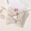 Shrimp Skin Baby Girl Cute Hairpin Set Pink Plaid Lace Bow Clip Hair Accessories 5058