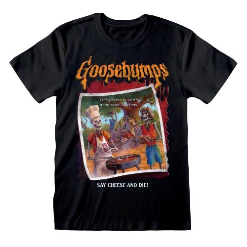 Goosebumps Unisex Adult Say Cheese And Die T-Shirt