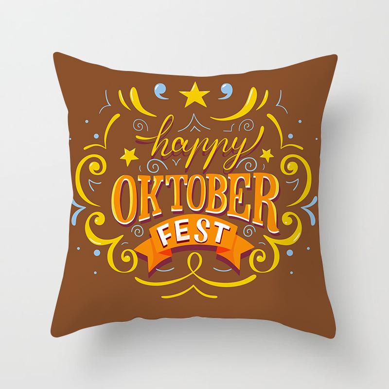 Nordic Black Letter Pillow Cushion Cover Living Room Sofa Car Pillow Cover Home Furnishings