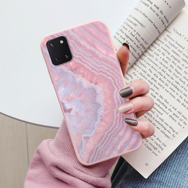 Custodia per Telefono con Motivo Marmo per Samsung Galaxy Note 10 Lite Cover Protettiva Morbida Funda per Samsung Note 10 Note10 Lite Coque