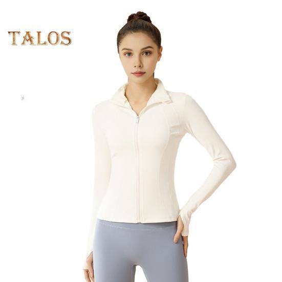 

Женская спортивная куртка с защитой от солнца, с длинным рукавом и застежкой-молнией, быстросохнущие куртки для тренировок, бега, йоги, велоспорта, пешего туризма M белый