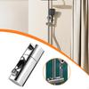 Adjustable Shower Head Holder for Slider Bar with Rotation Feature