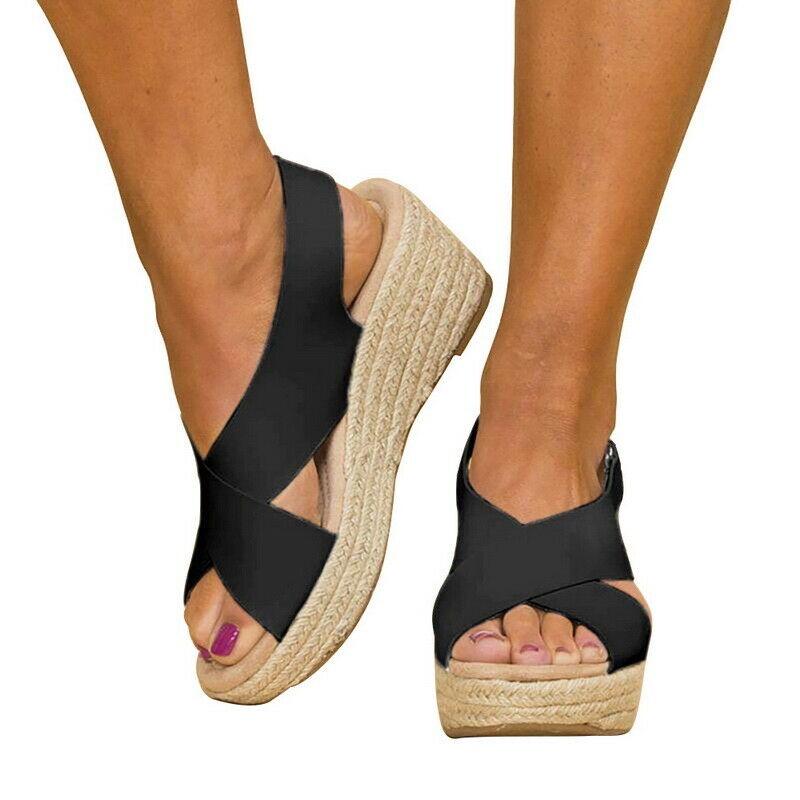 Elegant And Comfortable Women Summer Sandals Platforms Wedges For All-day Wear