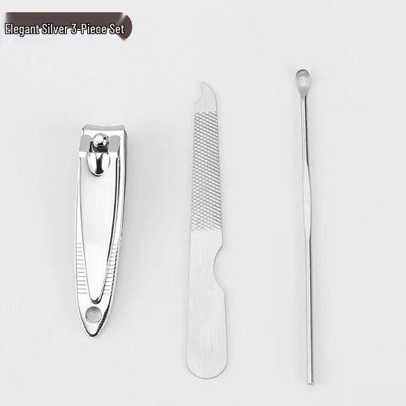 Newborn Baby Nail Care Set: Anti-Pinch Clippers, Scissors, File