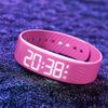 LED Digital Watch With Alarm Vibrating Alarm Clock Silent Vibration WakeUp Wristband Adjustable Smartwatch Wristband Clock