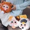 Baby Three Lucky Cat Zipper Bag Series Blind Box Decoration Backpack Pendant Cute Plush Doll Mystery Box Christmas Birthday Gift