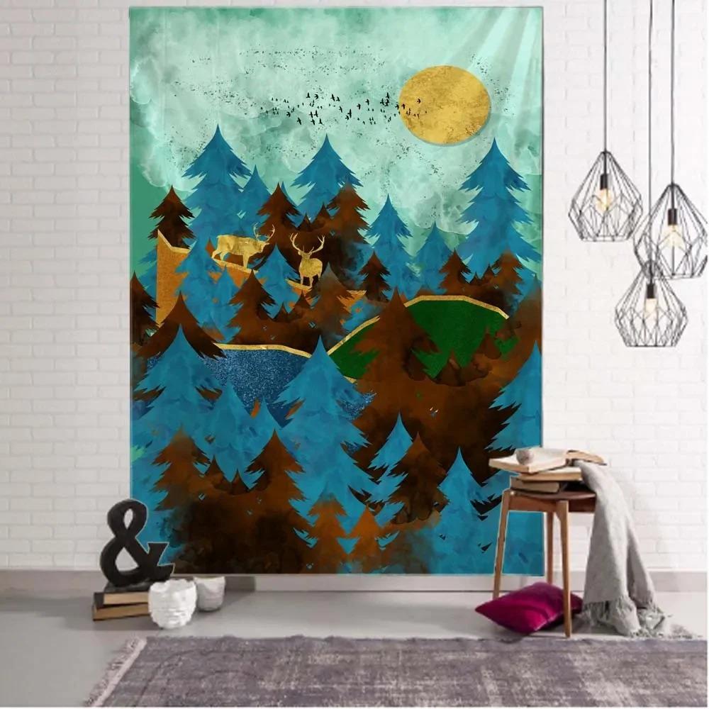 Abstract Art Decorative Tapestry Home Wall Decoration Office Living Room Tapestry