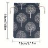 1 Set/20 Pcs Charming Gray Tree of Life Bundle Mouth Drawstring Bags - Enchanting Decoration for Party & Birthday Celebrations, Great for Weddings