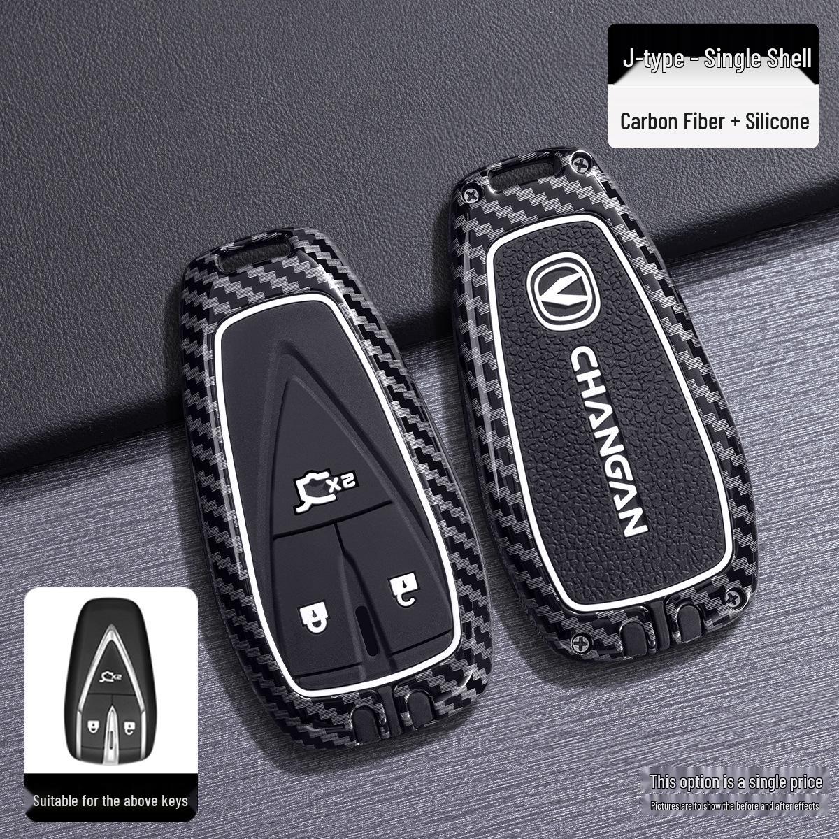 Changan Key Case for CS75Plus, Yidong, CS35, UNI-V, K-T, X5, Oshan X7, CS55 - Protective Car Key Shell