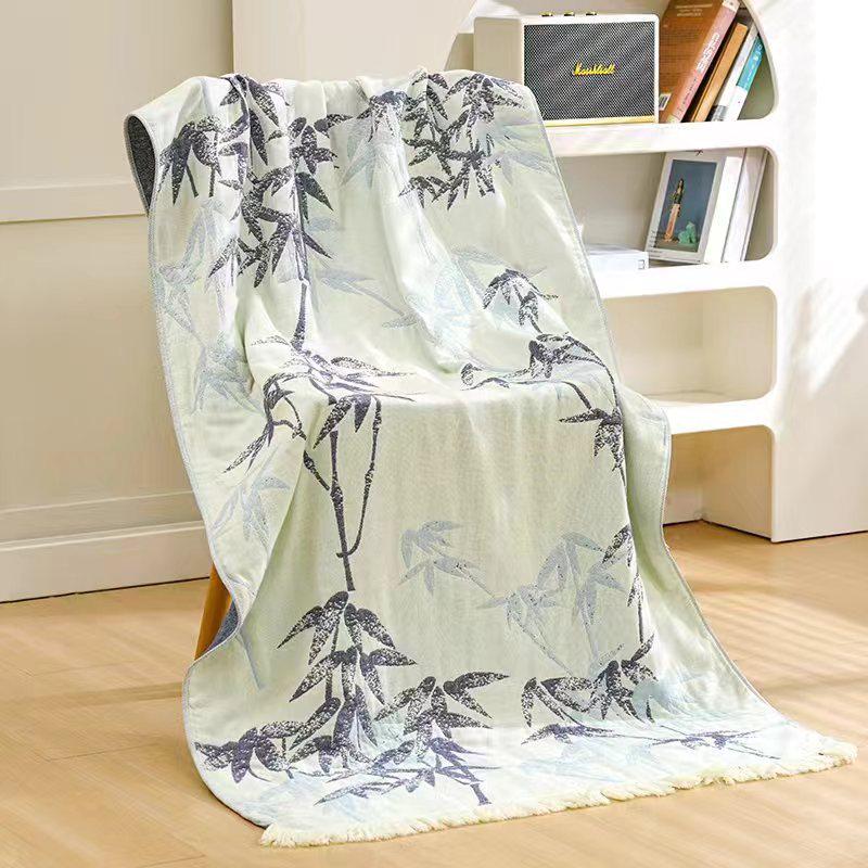 New Soft Ethnic Style Sun God Cotton Bath Towel - Skin-friendly & Absorbent