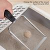 Pack of 2 Garden Soil Sieve Sand Soil Compost Sieve with Handle Garden Sieve Compost Sieve Soil Sieve Potting Shovel