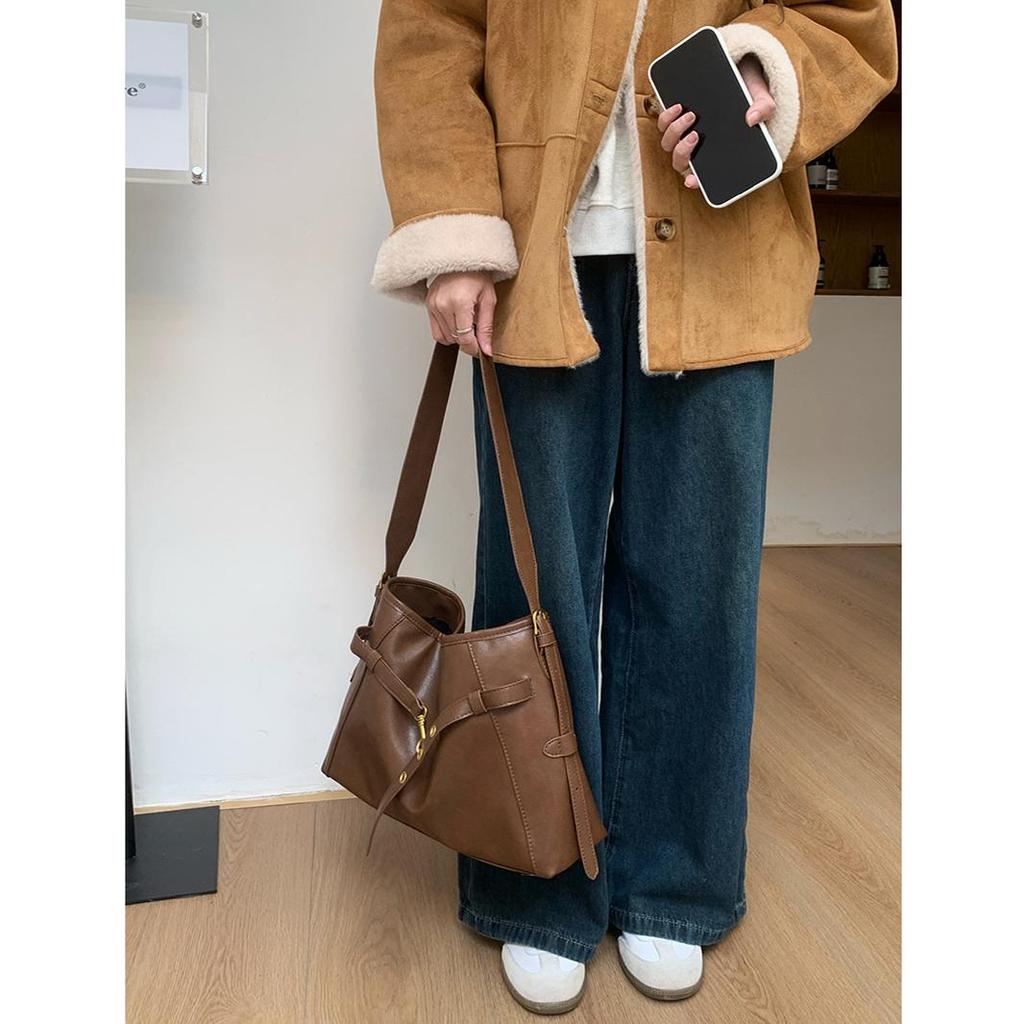 Maillard Square Satchel Design Shoulder Bag Sling Bag Women Handbag - Fashion Crossbody Bags Vintage Belt Underarm Bag