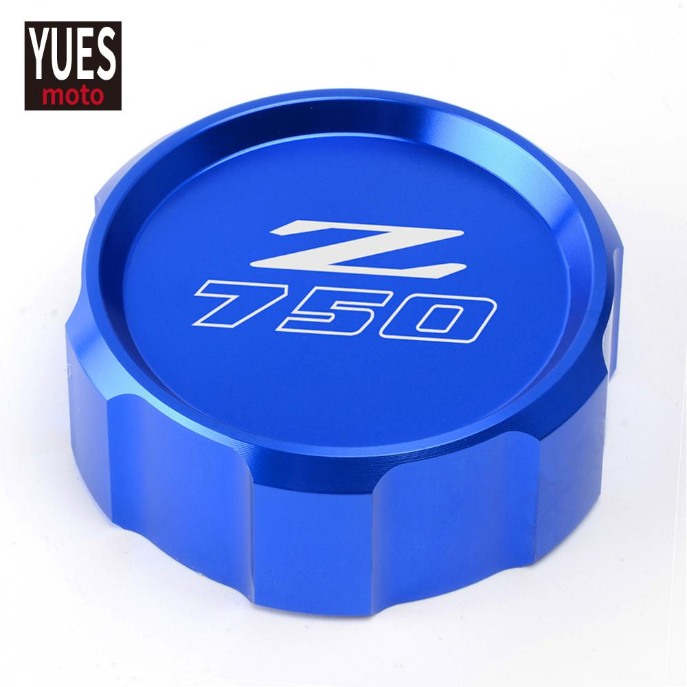 Motorrad Zubehör Rot Vorne Hinten Flüssigkeit Zylinder Master Reservoir Abdeckung Für Kawasaki Z750 Z 750 2007-2012 2008 2010