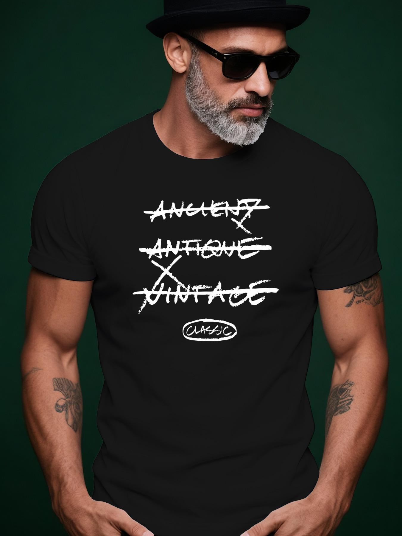 Classic Graffiti Handwritten English Streetwear Summer Ca... XXXL