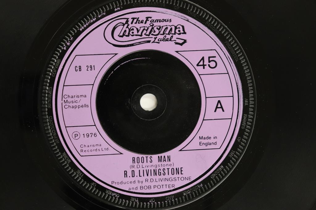 7inch Record R. D. LIVINGSTONE Roots Man Mo Roots CB291 CHARISMA 1976 UK Reggae Ska Dub Used