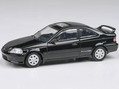 JADI B Honda Civic Si EM1 99 Flamenco Black LHD 1/64 Maßstab Modell PA55623