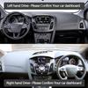 Car Accessories for Ford Focus 3 2011 2012 2013 2014 2015 2016 2017 2018 Mk3 Anti-Slip Mat Dashboard Cover Pad Sunshade Dashmat