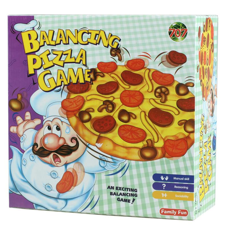 Creative Balance Pizza Toddler Educational Game With Plastic Construction For Kids Playroom