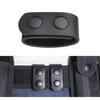 Faux Leather Belt Keeper Buckles Belt Holder with Double Snaps Button for Men Women Outdoor Sports