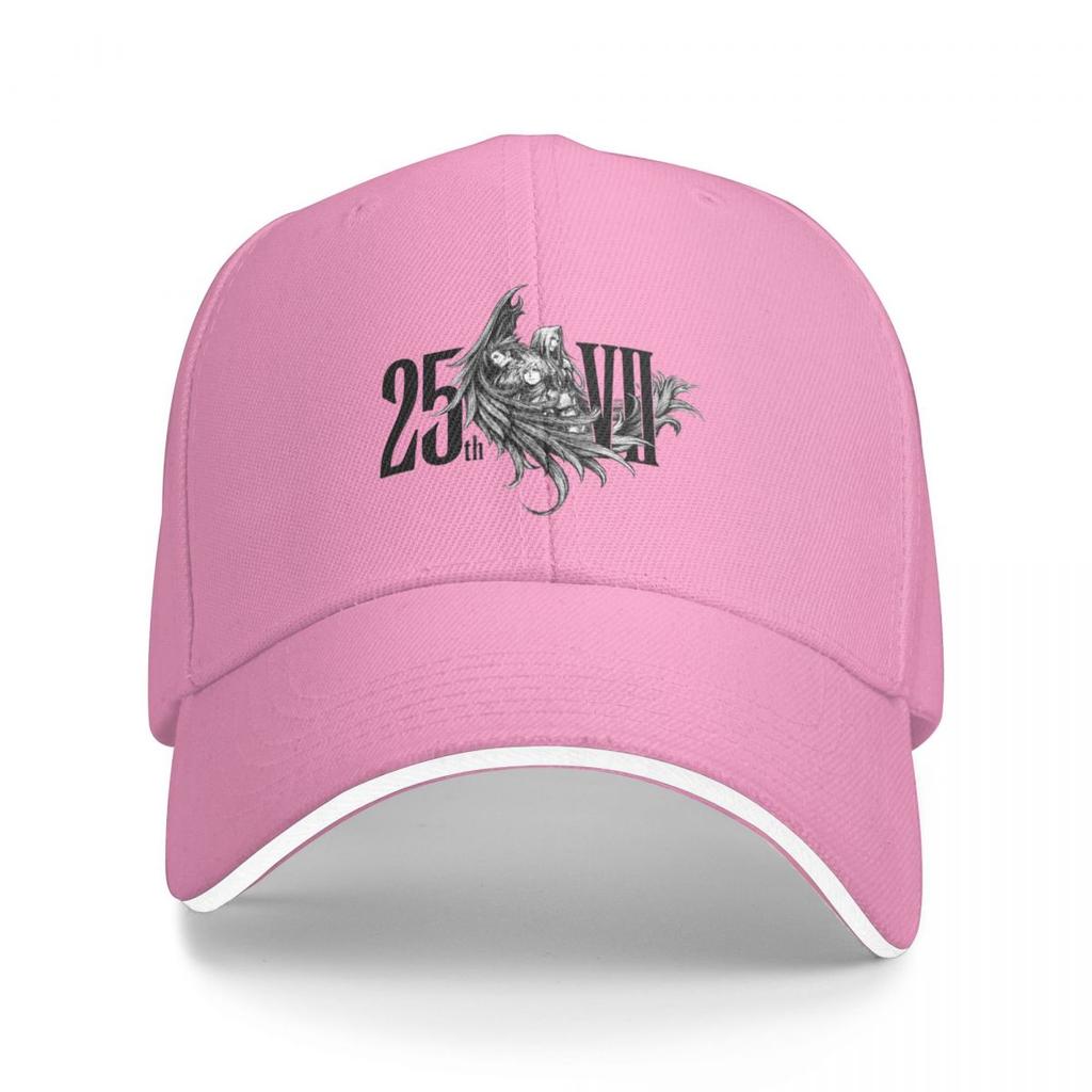 Final Fantasy VII 25th Anniversary 2 Baseball Cap Brand Man Caps Wild Ball Hat Dad Hat Hood Golf Hat Women Unisex'S