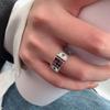 Poker Rings Gothic Diamonds-encrusted Adjustable Rings Women Party Casual Rings