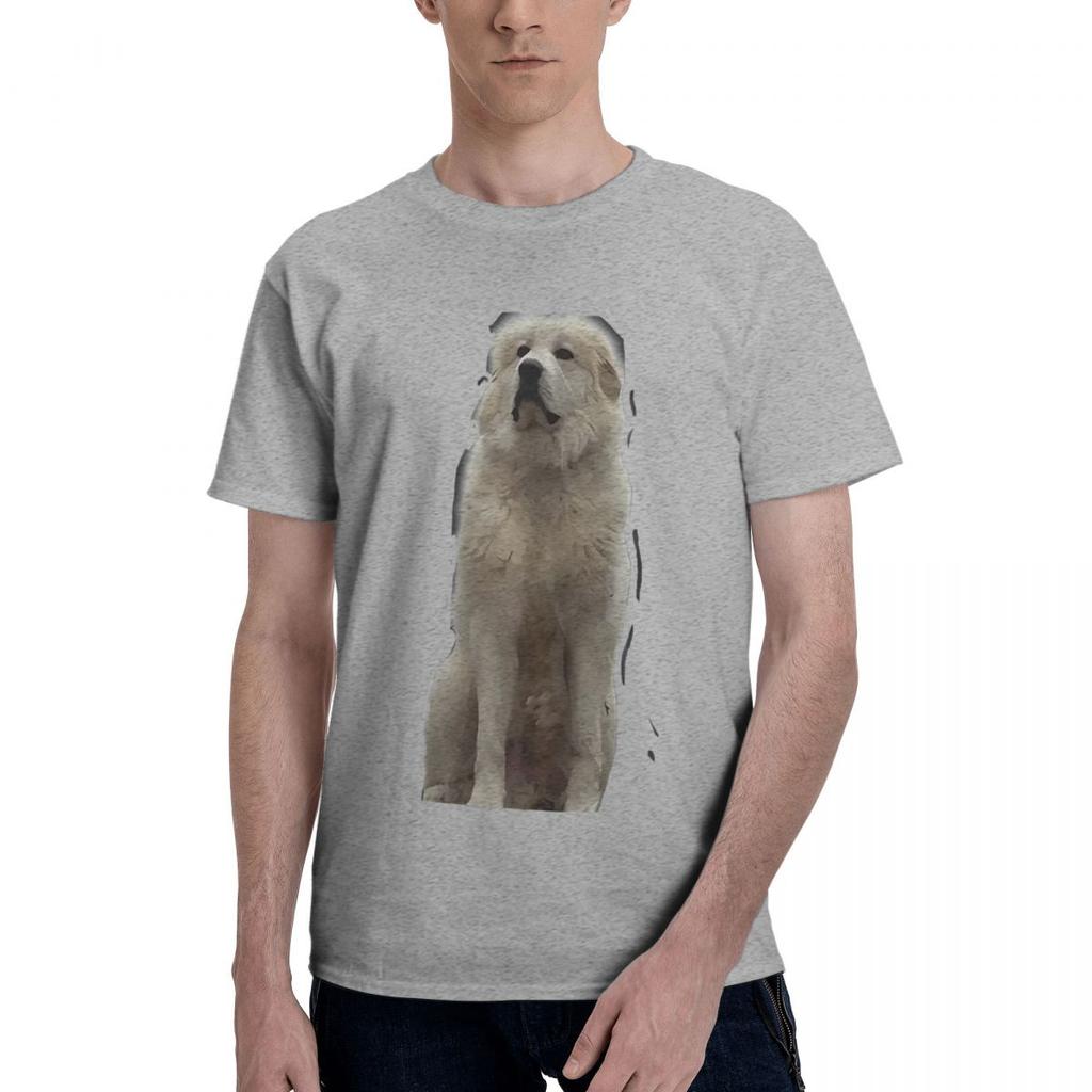Great Pyrenees Dog 100 Cotton Casual Breathable Confortable Totoro Mens Designer Clothes Men TShirt