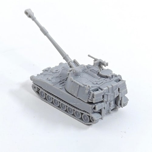 5PCS 1/144 DIY M109 Self-Propelled Howitzer (Paladin) 3D Resin Model Kit - US Mobile Artillery System