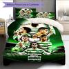 Celtic Football Club Bedding Quilt Set Quilt Cover Pillowcase Home Decoration Birthday Gift (1 * Duvet Cover + 2 * Pillowcase, Without Core)