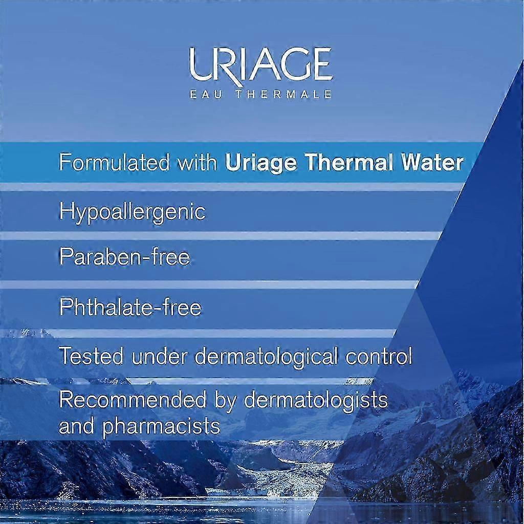 Uriage Power3 Roll-On Deodorant, 50ml, Gentle Daily Formula for Effective Odour Protection