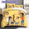 Bob's Burgers  Pattern Bedding Quilt Set  Home Decoration  Gift (1 * Duvet Cover + 2 * Pillowcase  Without Core)