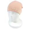 Pristine Knit Cap Zucca Pattern Knit Hat Pink Wool Women FXL513 Used