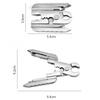 10in1 Stainless Steel EDC Portable Foldable Mini Pliers Multitool Outdoor Survival Camping Screwdriver Clamp Pocket Gear Kit