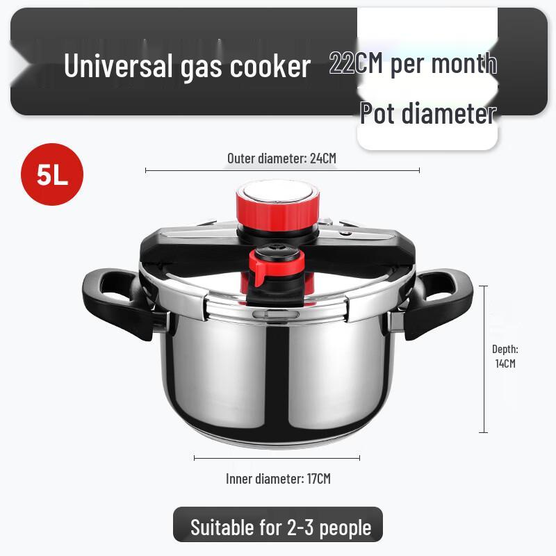 Zhishi 304 Stainless Steel Pressure Cooker