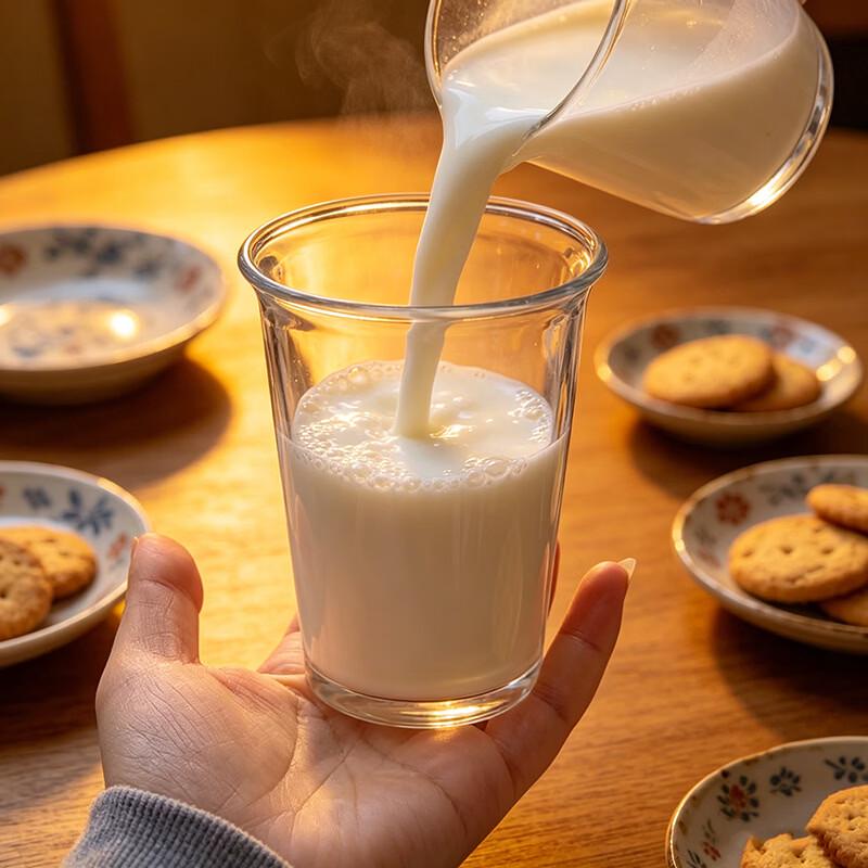 Simple Glass Milkshake Coffee Breakfast Cup