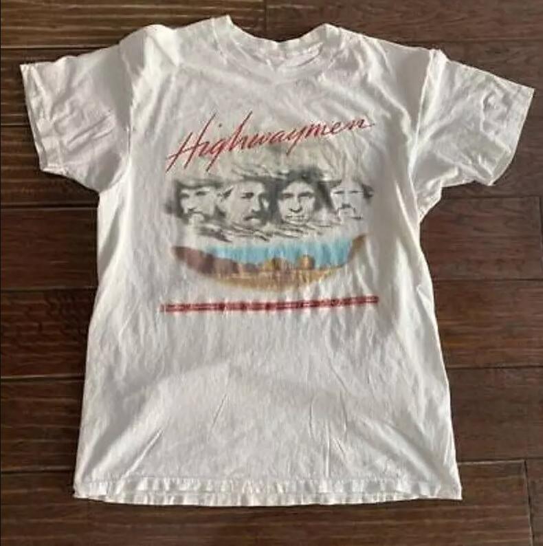 VTG Highwaymen Johnny Cash Willi Nelson Waylon Jennings T-shirt size S-5XL S