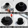 Roof Vent Caps Set Roof Vent Covers Reliable Hardware Long Lasting Ventilation & Odor Prevention for Trailer Campers