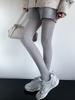 Collant a Righe Lavorati a Maglia per Ragazze Donna 2025 Autunno Inverno Base Casual Streetwear Collant Nuovi Collant per Donna