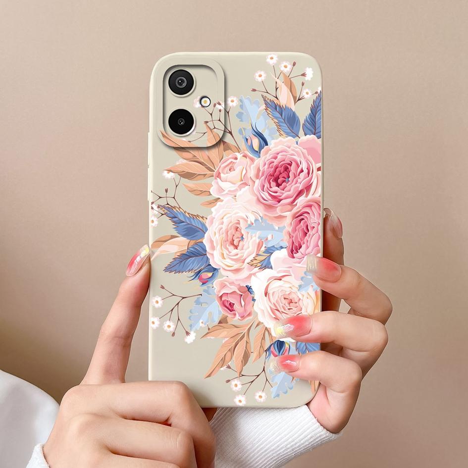 Casing For Samsung Galaxy M06 S25 Edge A06 F06 F16 M16 Beautiful Flowers Avocado High Quality Shockproof Silicone Protective Cases For Samsung Housing