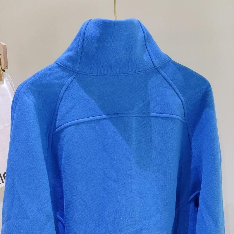 Korean Style High-end Solid Color Zipper Sweatshirt for Women New Loose Lazy Style Casual Pullover Versatile and Comfortable Top